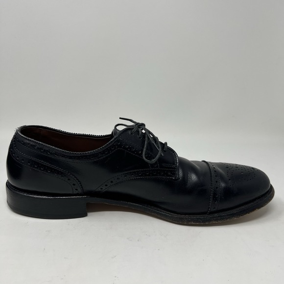 Allen Edmonds Men\'s Size 9.5 AAA Sanford Dress Shoes Cap Toe Derby Oxford‎ Black main image 7